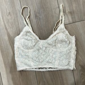 Floral Lace Crop